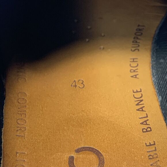 ECCO Men's Helsinki Bicycle Toe  Brown Leather Shoes 43 EU / 9-9.5 US - Picture 15 of 15